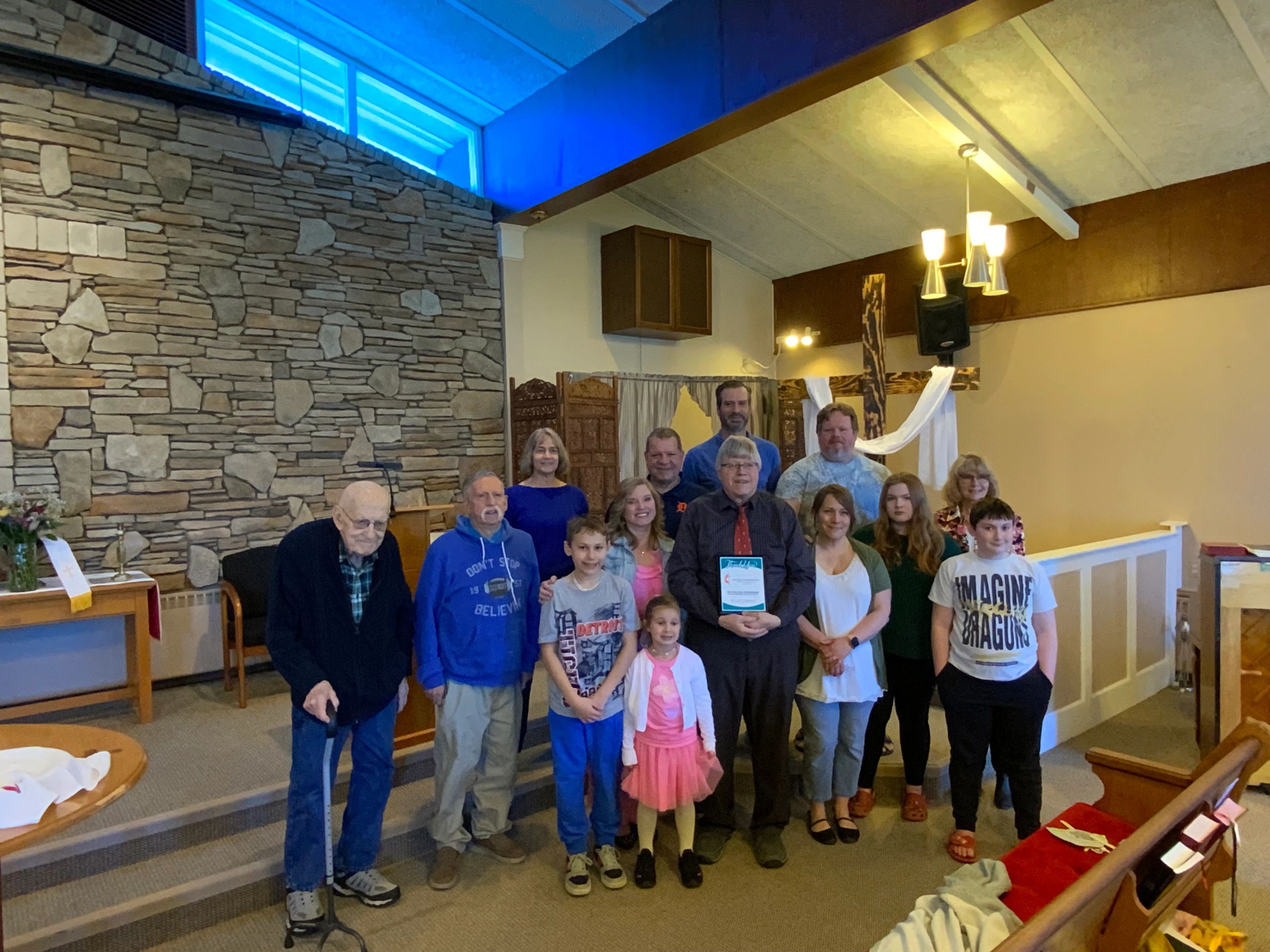 Church community group gathering